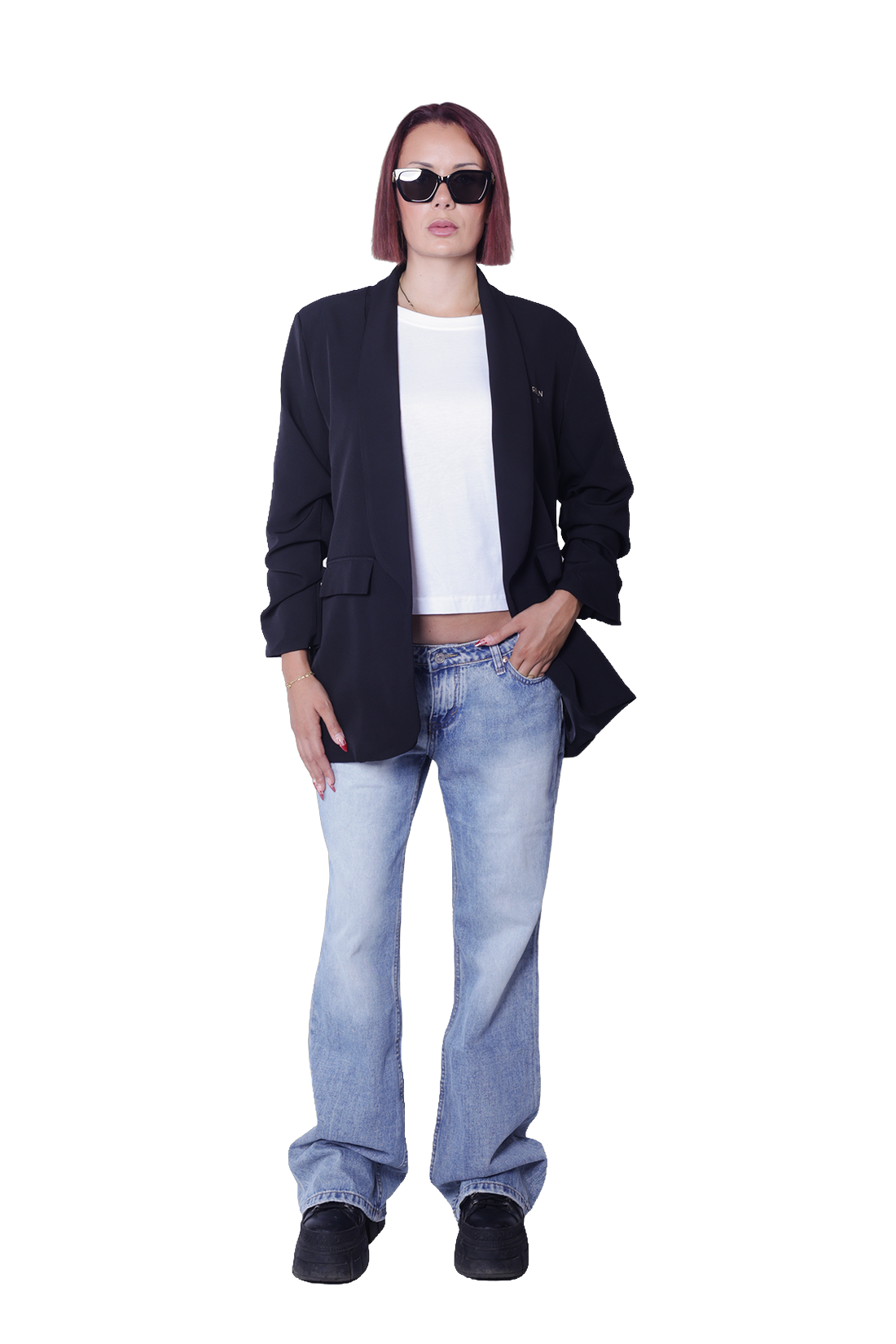 Regular Fit Blazer Black - The world will adjust