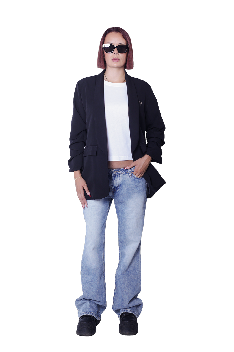 Regular Fit Blazer Black - The world will adjust