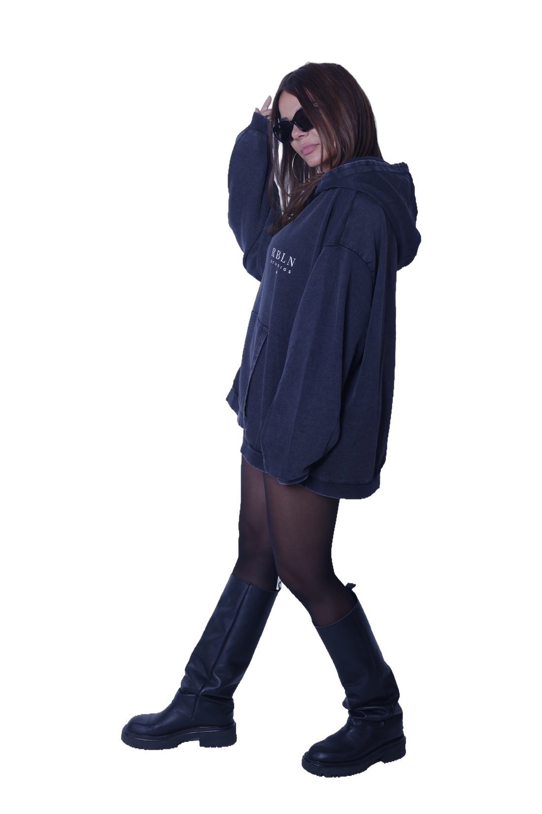 Oversize Long Hoodie - Clean Line