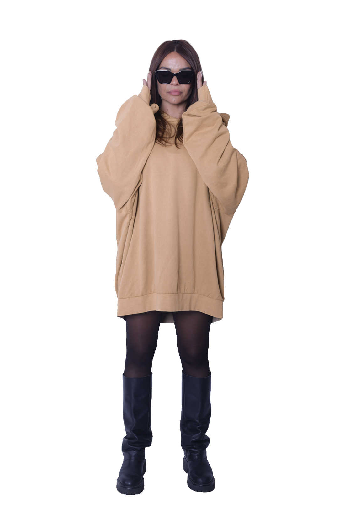 Oversize Long Hoodie - Clean Line