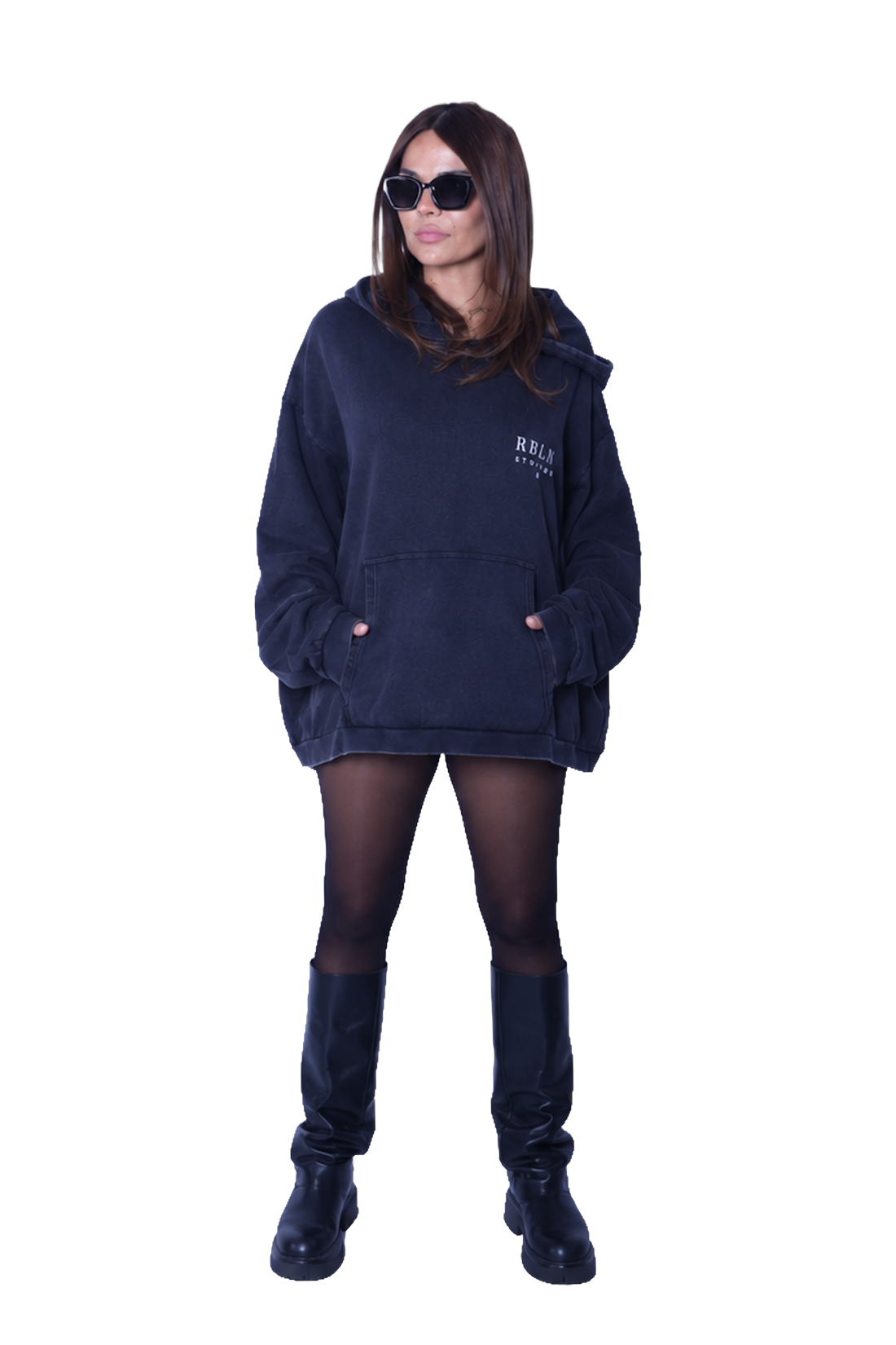 Oversize Long Hoodie - Clean Line