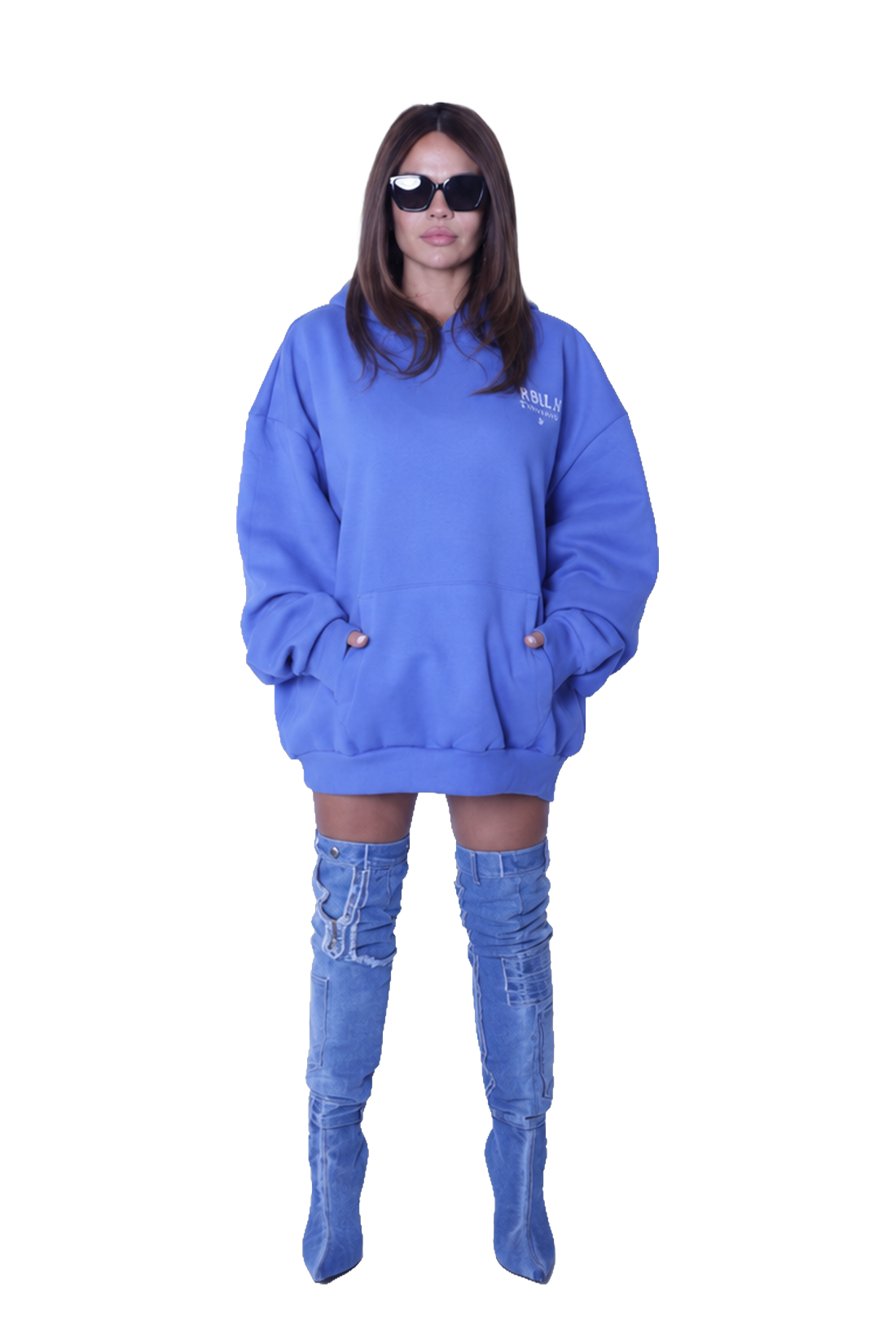 Oversize Long Hoodie - One for all, all for one