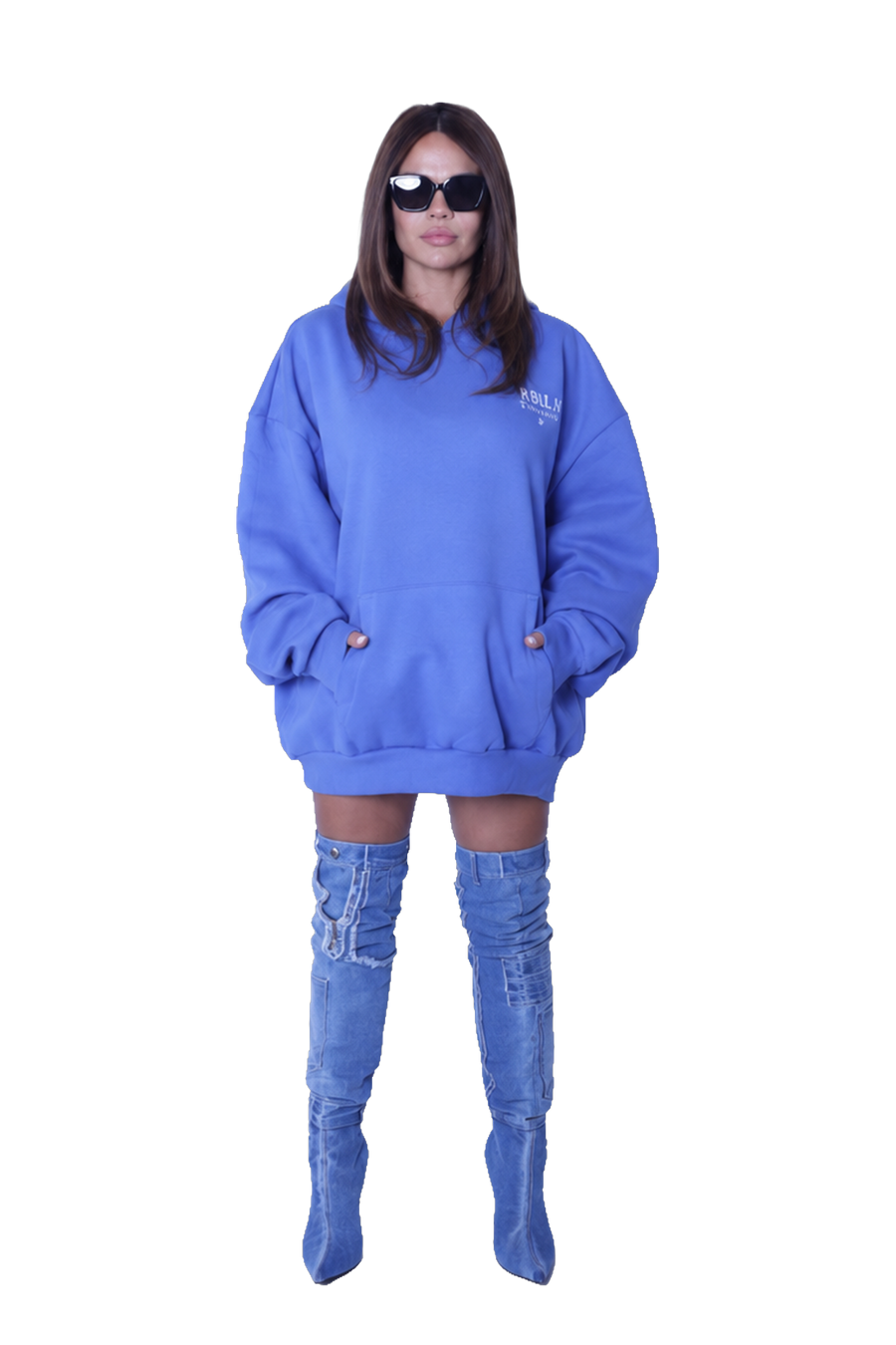 Oversize Long Hoodie - One for all, all for one