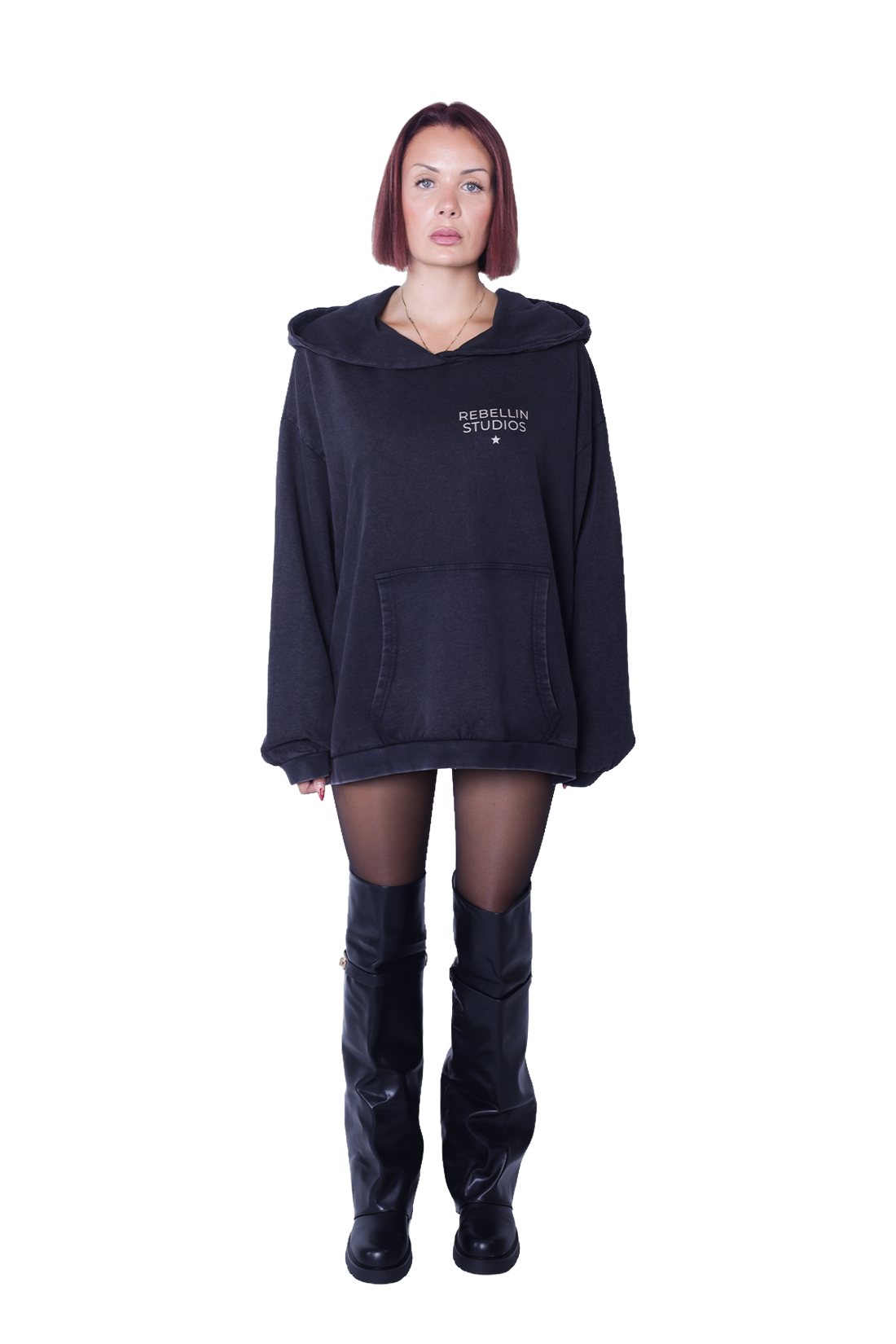 Oversize Long Hoodie - Self Love & Freedom