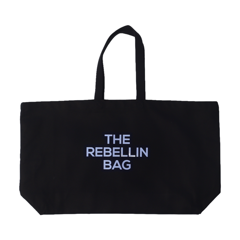 The Rebellin Bag, Vorderseite mit Print THE REBELLIN BAG